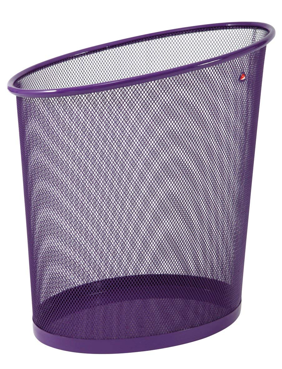 Cestino gettacarte Mesh - rete metallica - 18 lt - viola - Alba