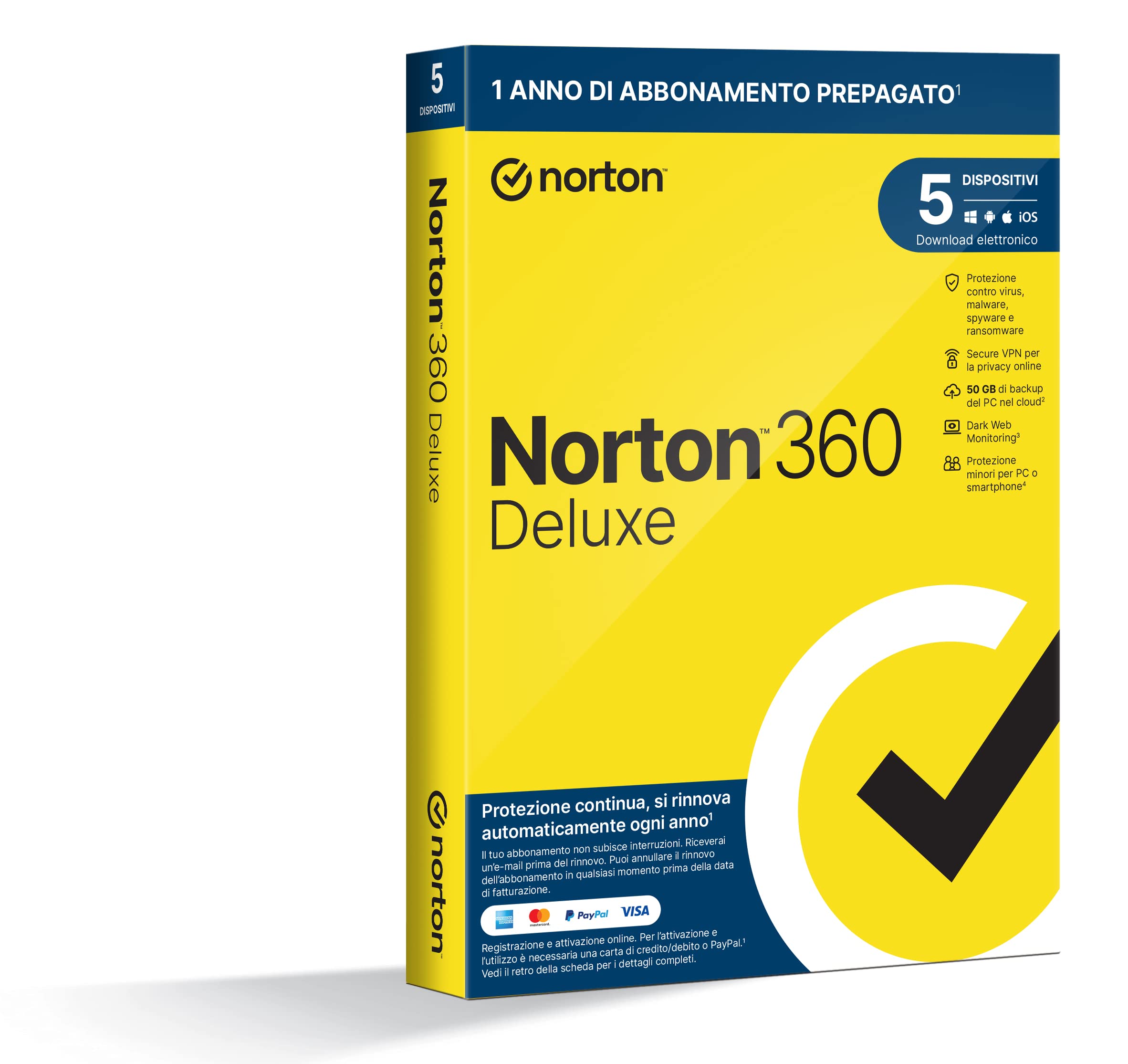 NORTON 360 DLXE 50GB 5D 12MO AMAZ E