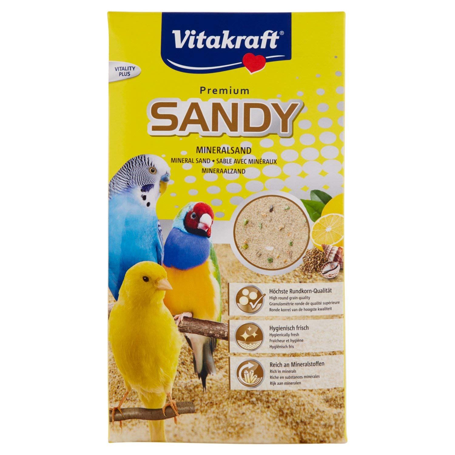 Sabbia per uccellini Sandy - 2,5 kg - Vitakraft