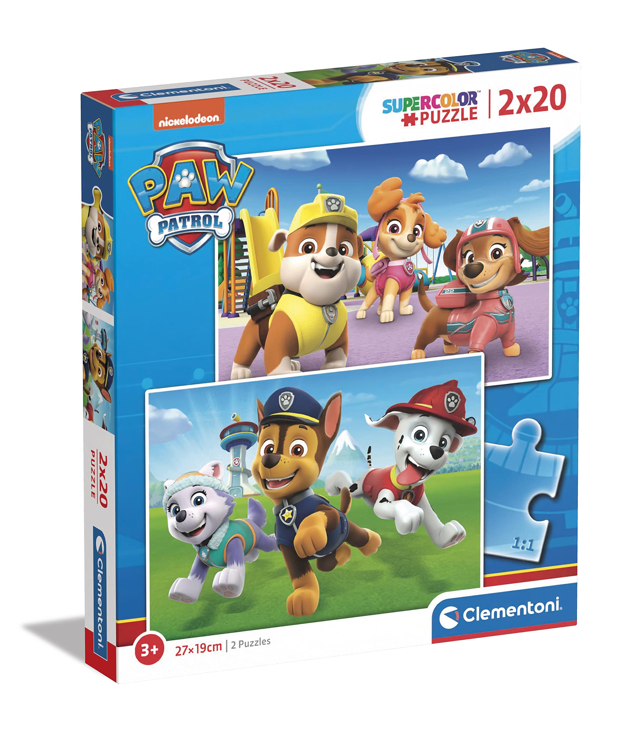 Puzzle bimbo 2x20 paw patrol anni 3+