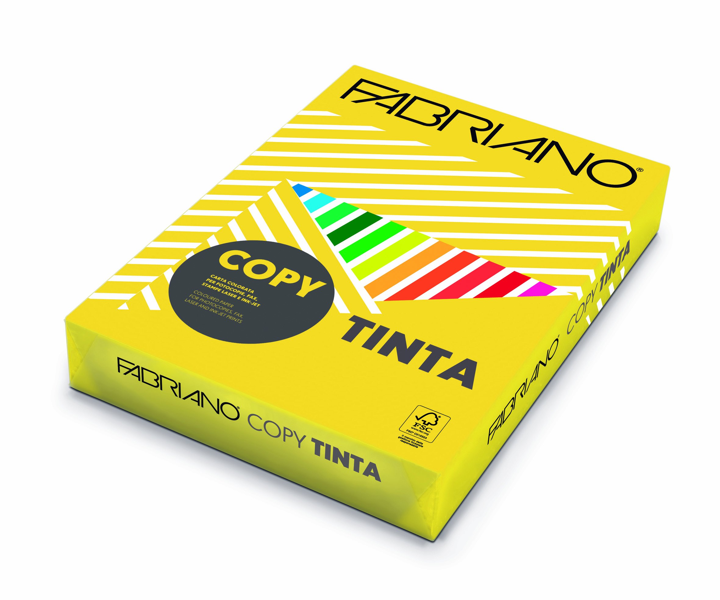 Carta Copy Tinta - A3 - 160 gr - colori tenui cedro - Fabriano - conf. 125 fogli