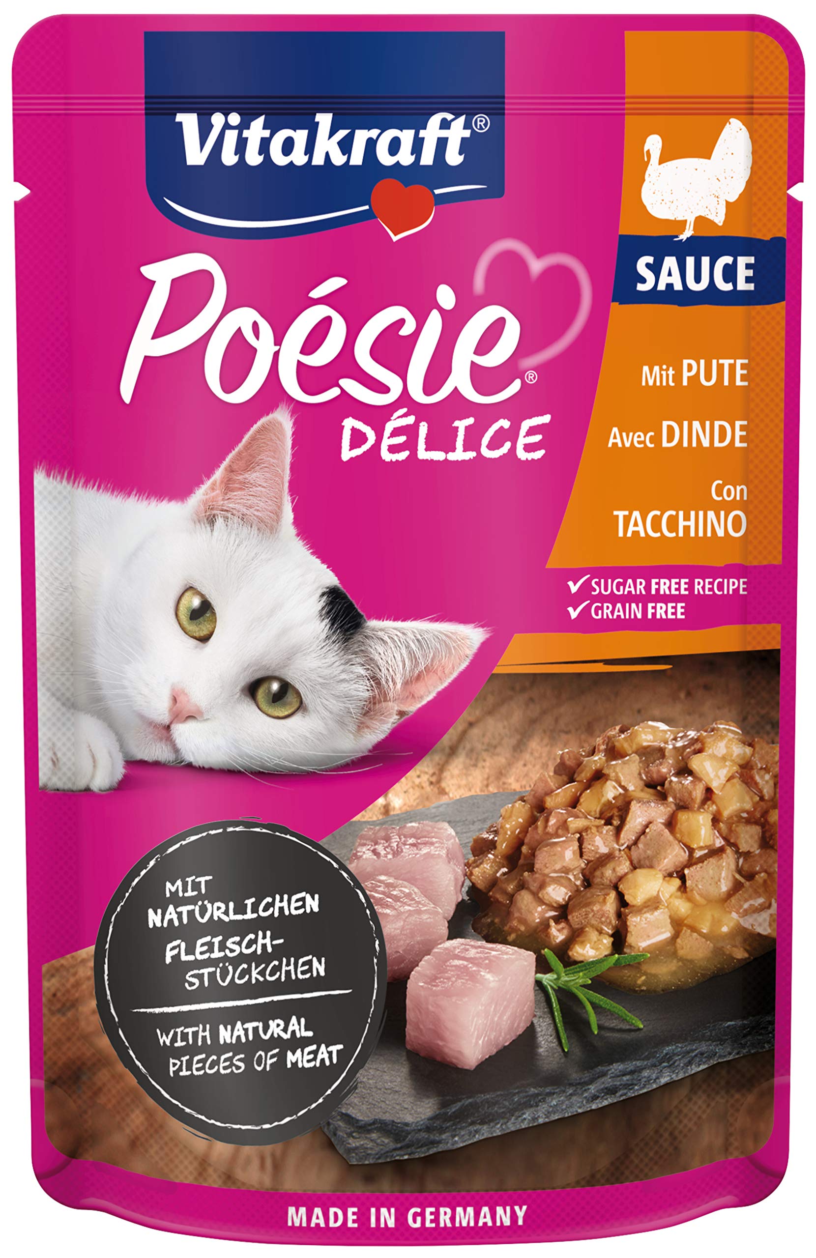 PoE'sie DE'lisauce per gatti - gusto tacchino - 85 gr - Vitakraft