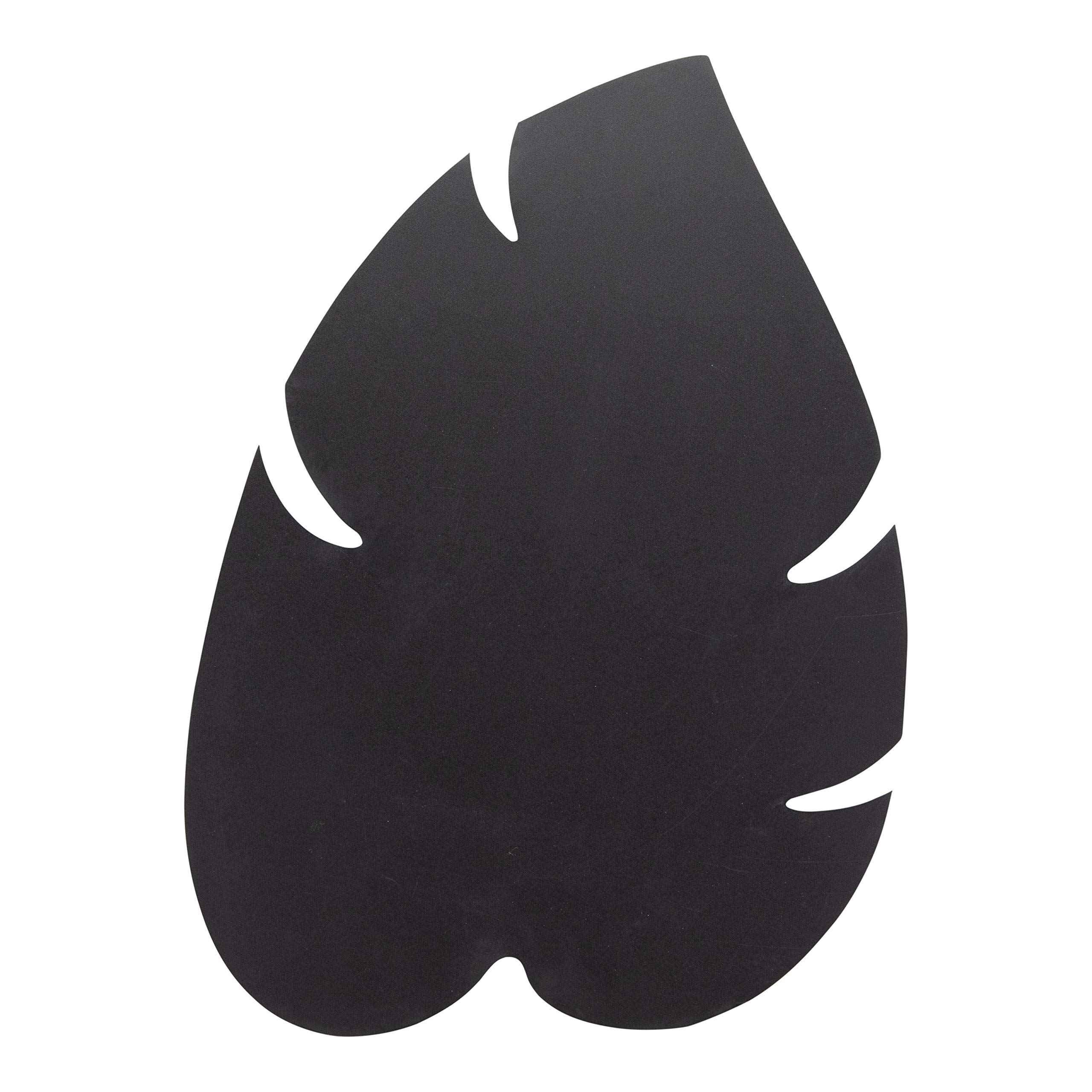 Lavagna Silhouette da parete - 43,8x29,6 cm - forma foglia - nero - Securit