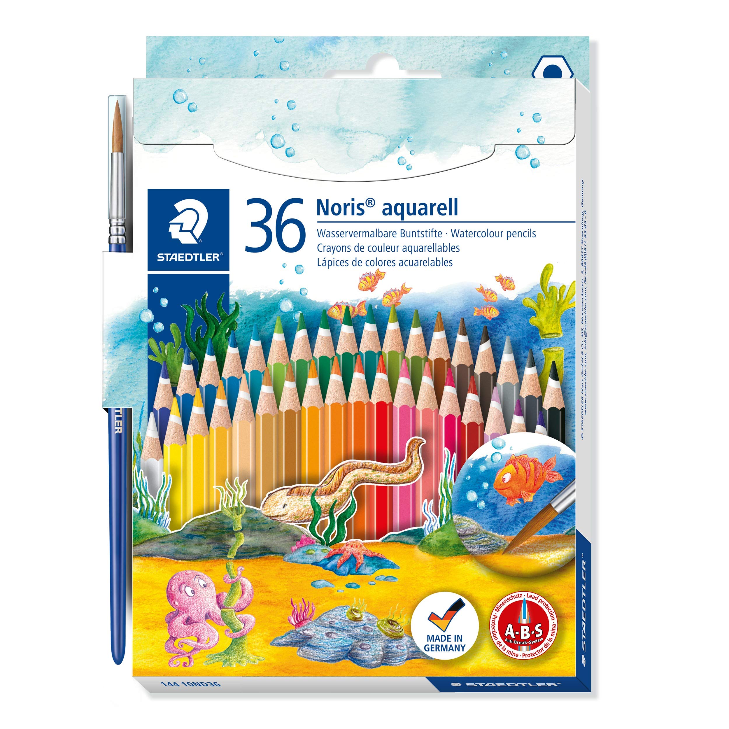 Pastelli Noris aquarell 144 - Staedtler  - astuccio 36 pezzi