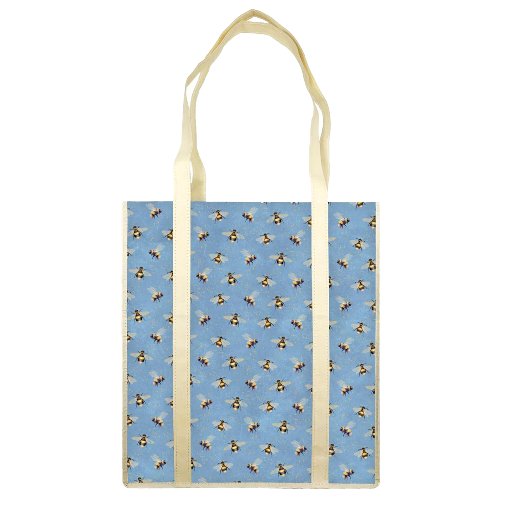 Shopper lavabile con manici bees cm 35x40