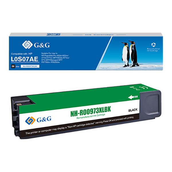 GG - Cartuccia ink Compatibile per HP PageWide Pro 452dn/452dw/477dn - Nero