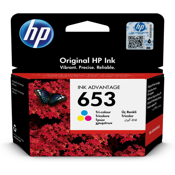 Hp - Cartuccia ink - 653 - C/M/Y - 3YM74AE - 200 pag