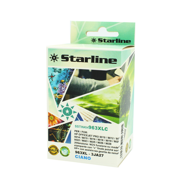 Starline - Cartuccia Ink per HP 963 XL - Ciano - 58ml