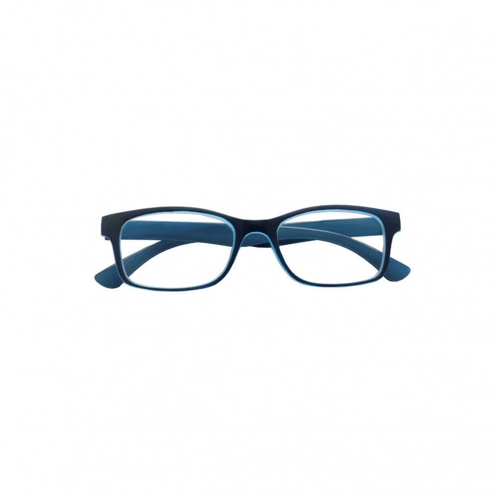 Occhiale da lettura freedom in plastica blu-azzurro +3,50
