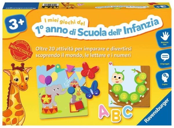 Gioco educativo Prima infanzia 3+