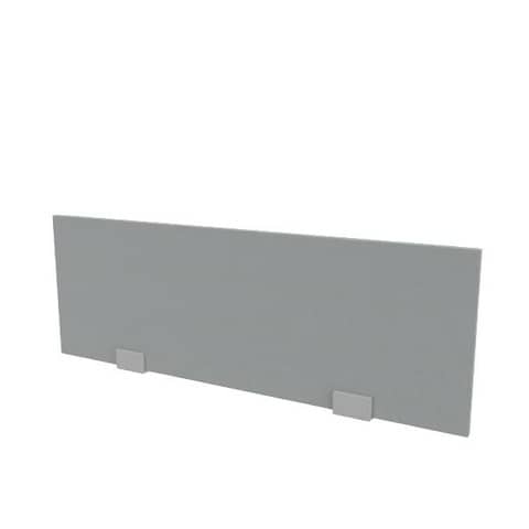 Pannello divisorio rivestito in tessuto grigio 100xH.32 cm per bench linea Practika Quadrifoglio - CODBT100-B01-012