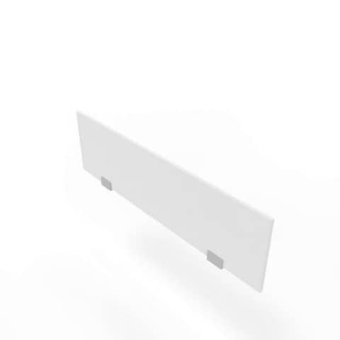 Pannello divisorio in melaminico bianco per bench 120xH.35 cm linea Practika Quadrifoglio - CODB120-BA