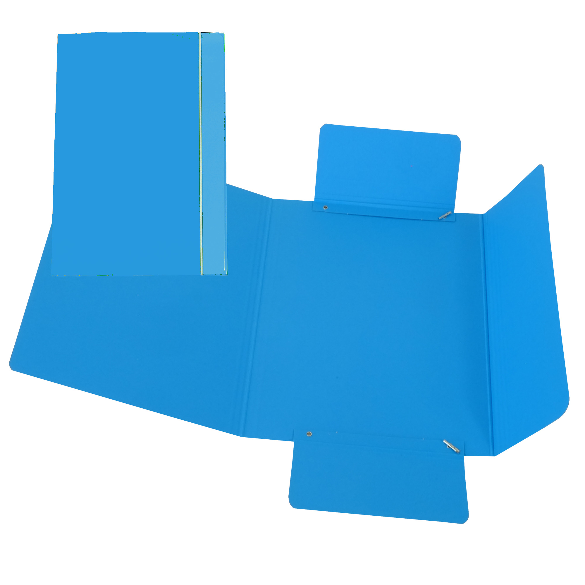 Cartellina C Elastico 17x25cm Azzurro 40l Confezione da 10 Pezzi