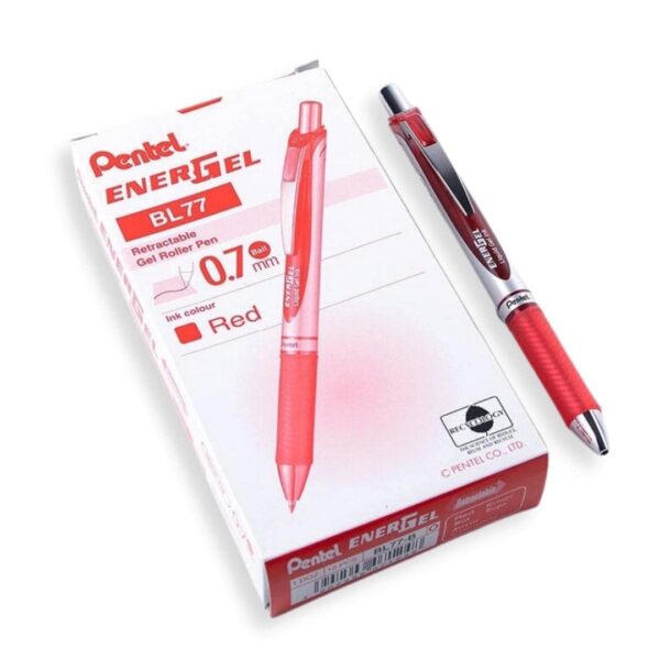 Roller Pentel Energel slim 0,7 rosso