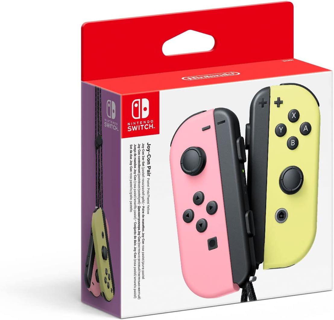 HAC COPPIA DI JOY-CON ROSA E GIALLO