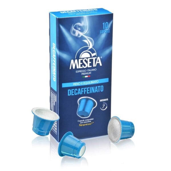 Capsule caffe’ Meseta comp.nespresso decaffeinato