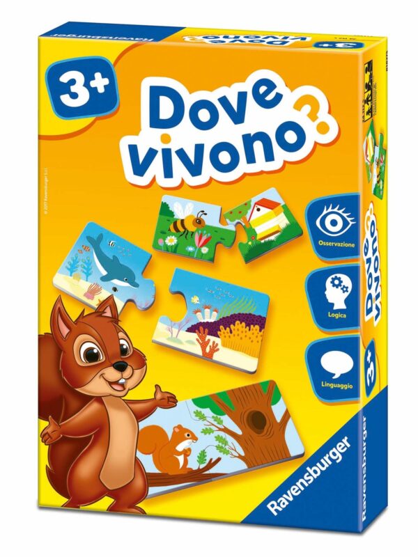 Gioco educativo Dove vivono ?