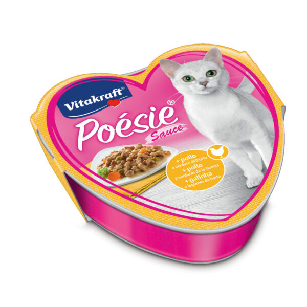 PoE’sie per gatti – gusto pollo e verdure dell’orto – 85 gr – Vitakraft