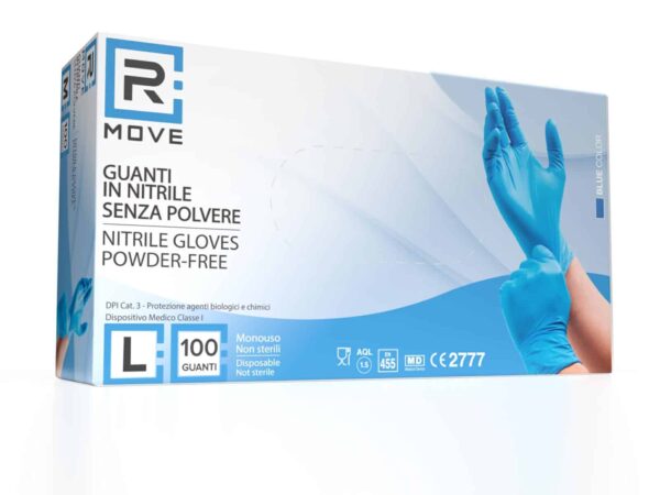 Guanti in nitrile sterili pz.2 tg.l