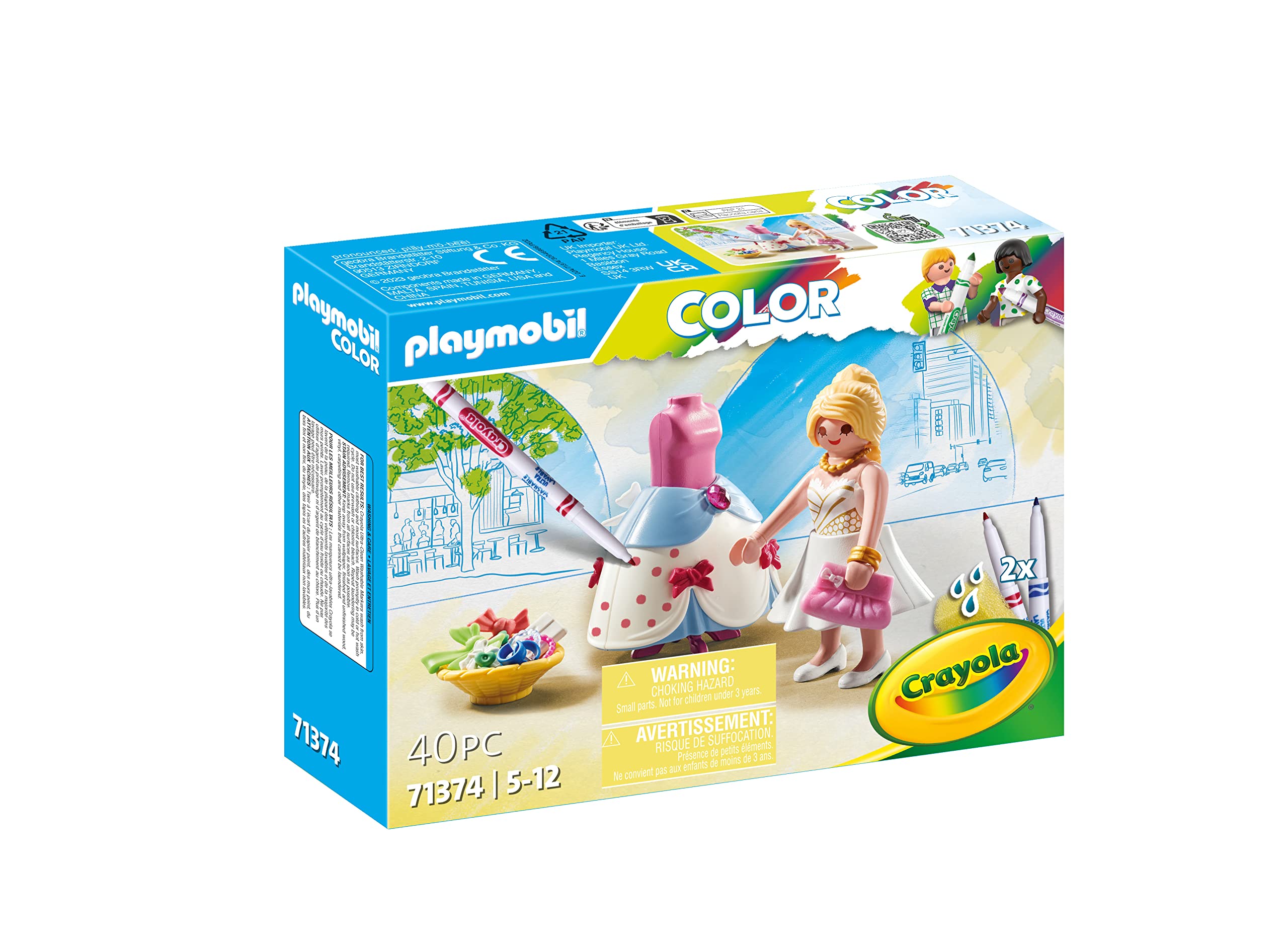 PLAYMOBIL COLOR: FASHION DESIGNER