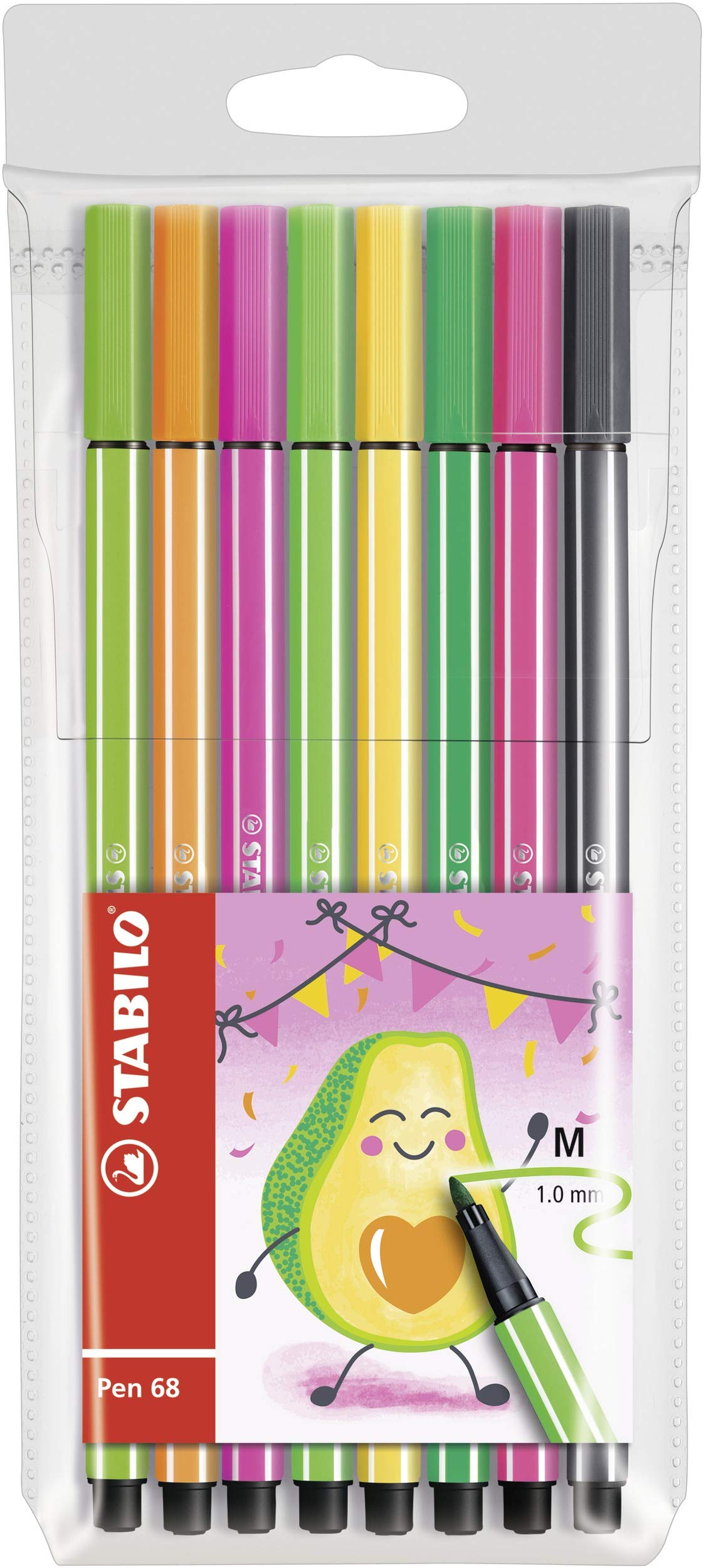 Set Stabilo Pen 68 avocado pz.8