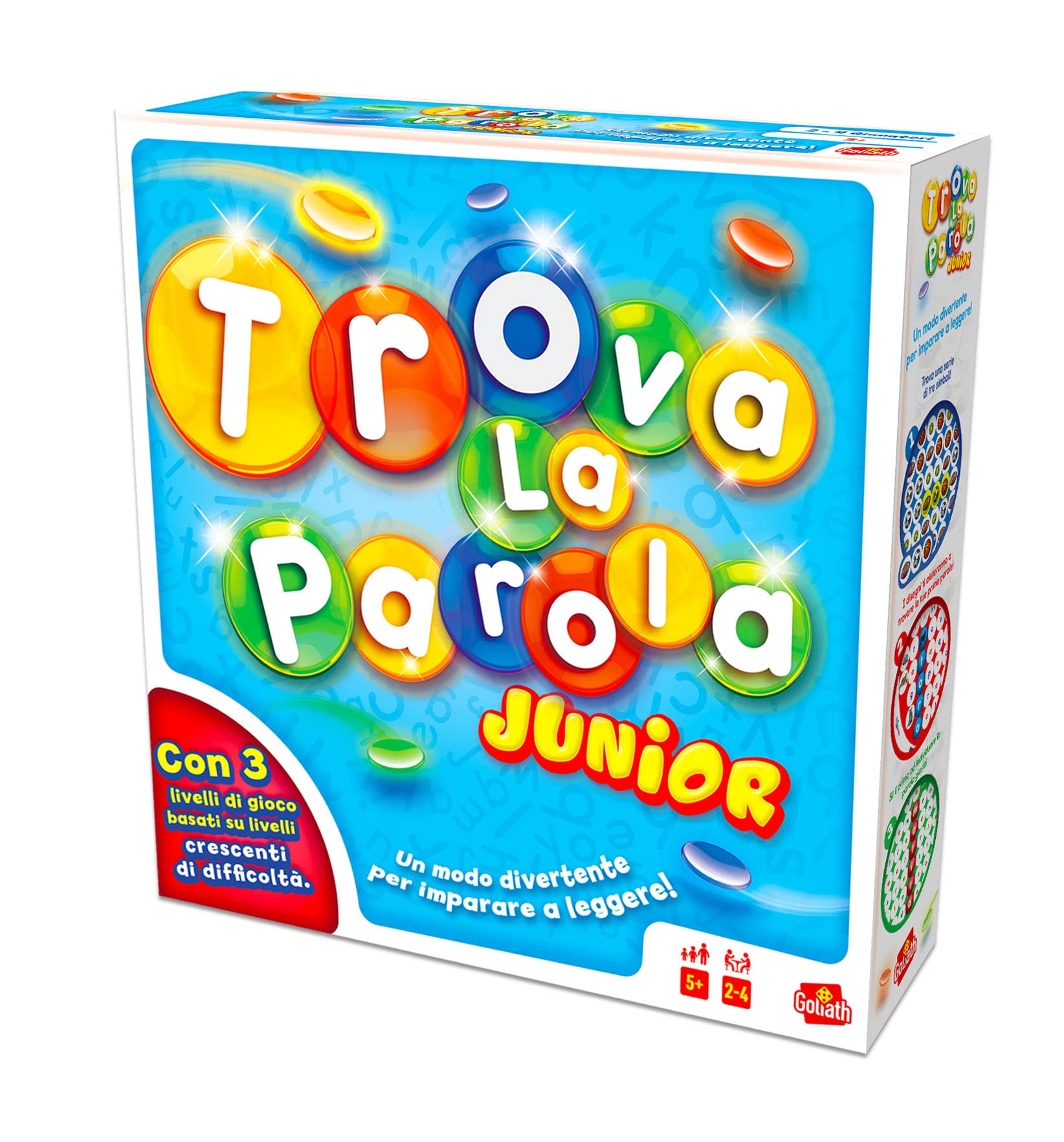 Gioco in scatola trova la parola JUnior