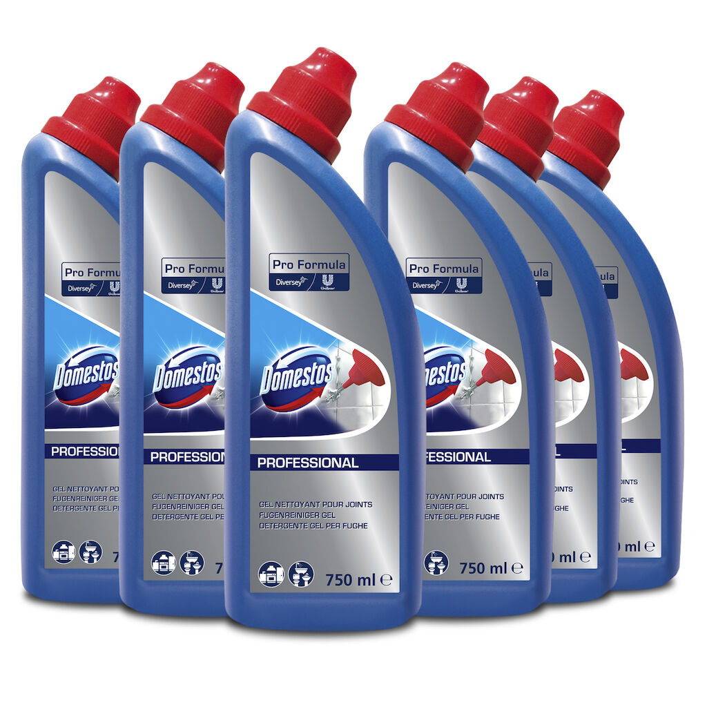 Gel detergente clorinato multiuso Pro Formula Domestos flacone 750 ml