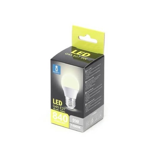 Lampadina LED G45 E27 9W - 840 lumen Aigostar luce naturale