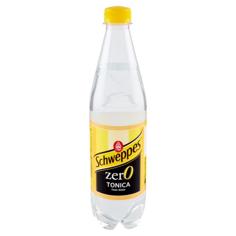 Acqua Tonica Schweppes Zero gusto Limone in PET formato 0,5 L -