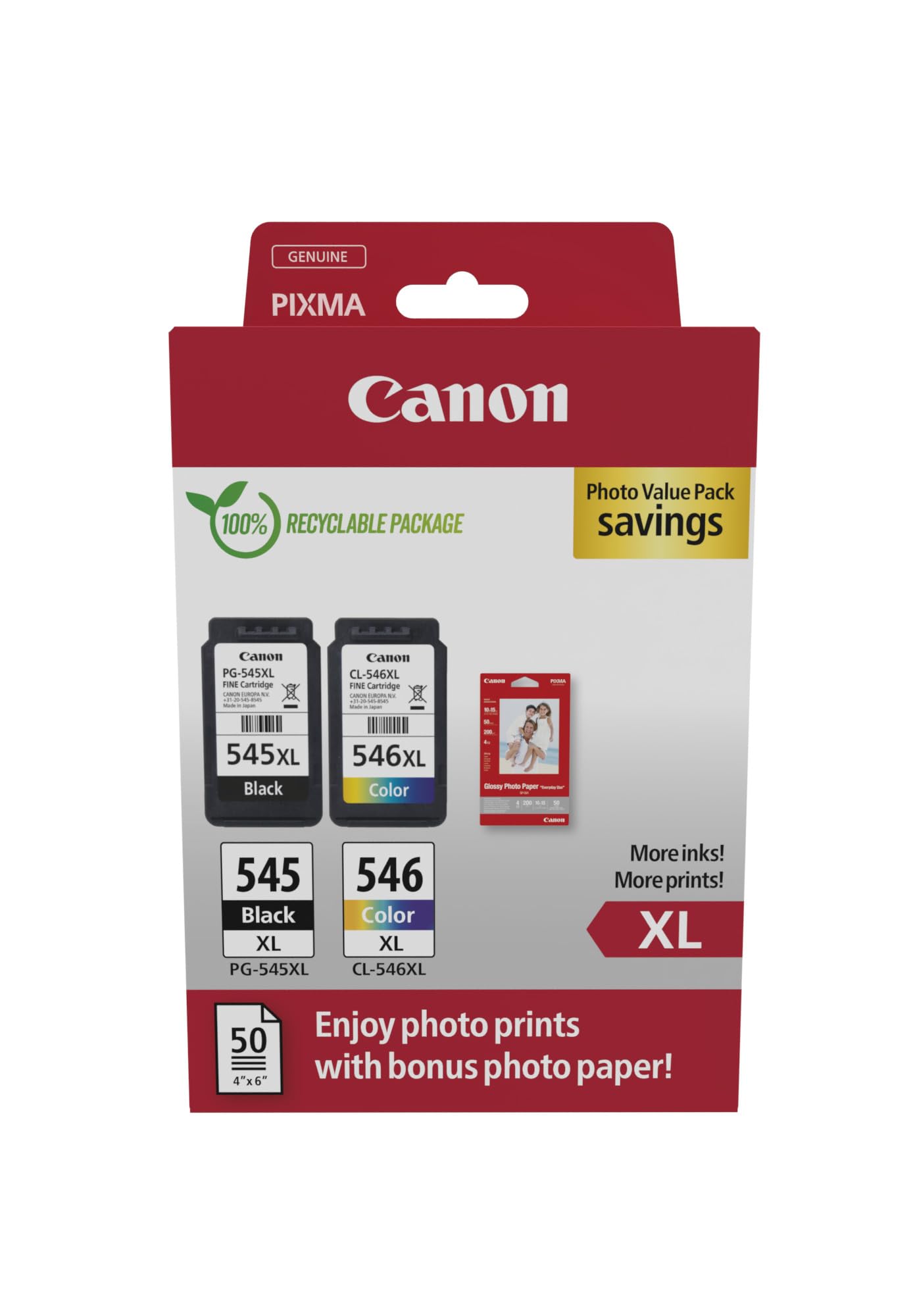 PG-545XL/CL-546XL PHOTO VALUE