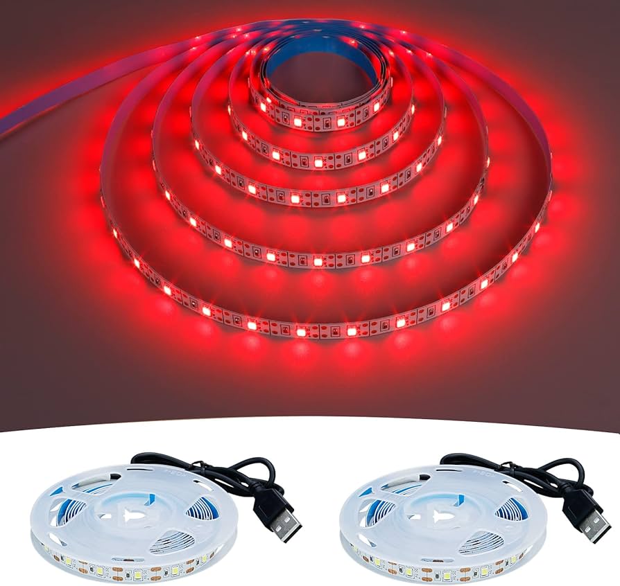 Catena luminosa a basso voltaggio Aigostar luce rossa e blu 10 m 200 led -