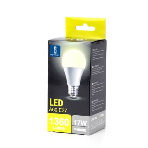 Lampadina LED A60 E27 17W - 1720 lumen Aigostar luce fredda