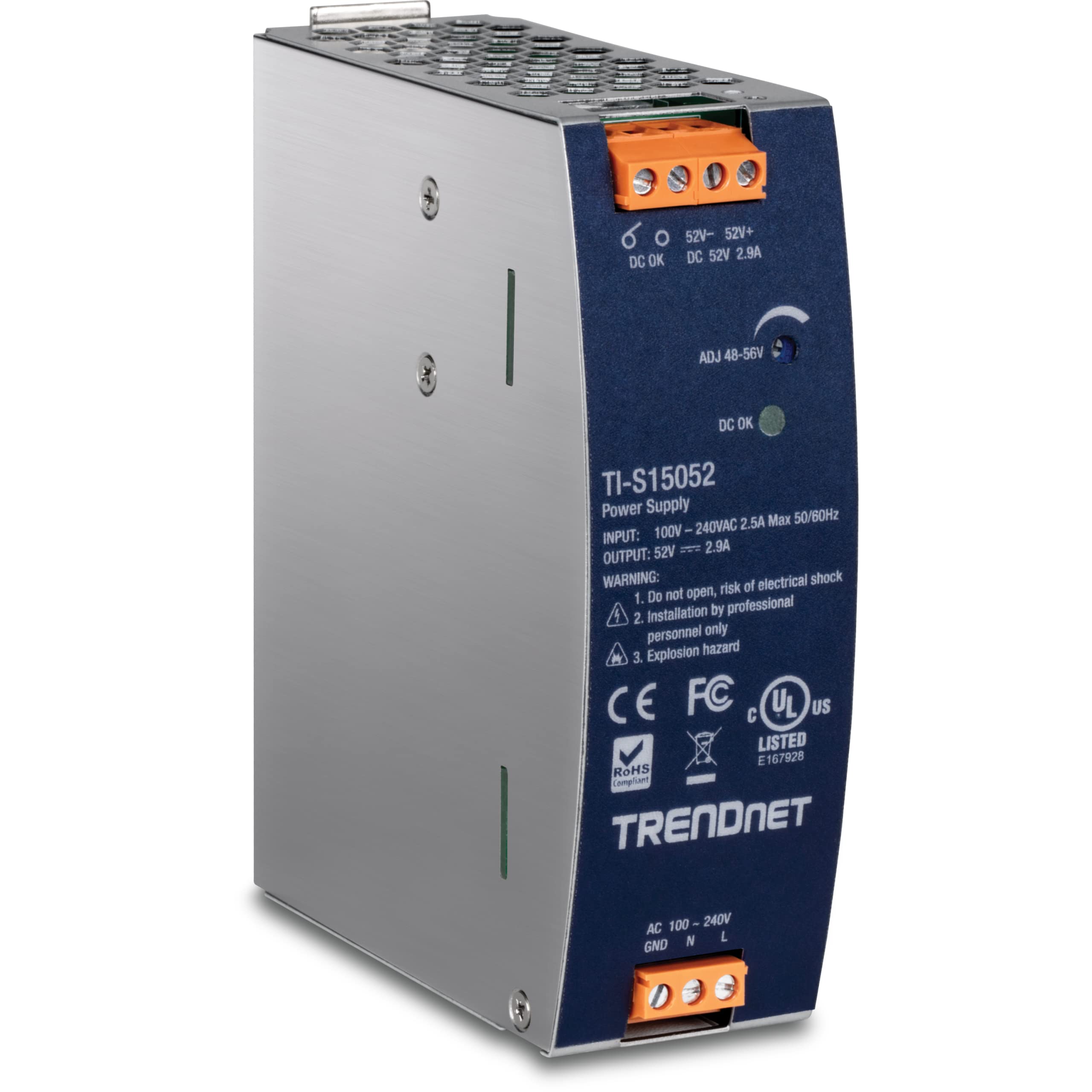 150W 52V DC DIN-RAIL POWER