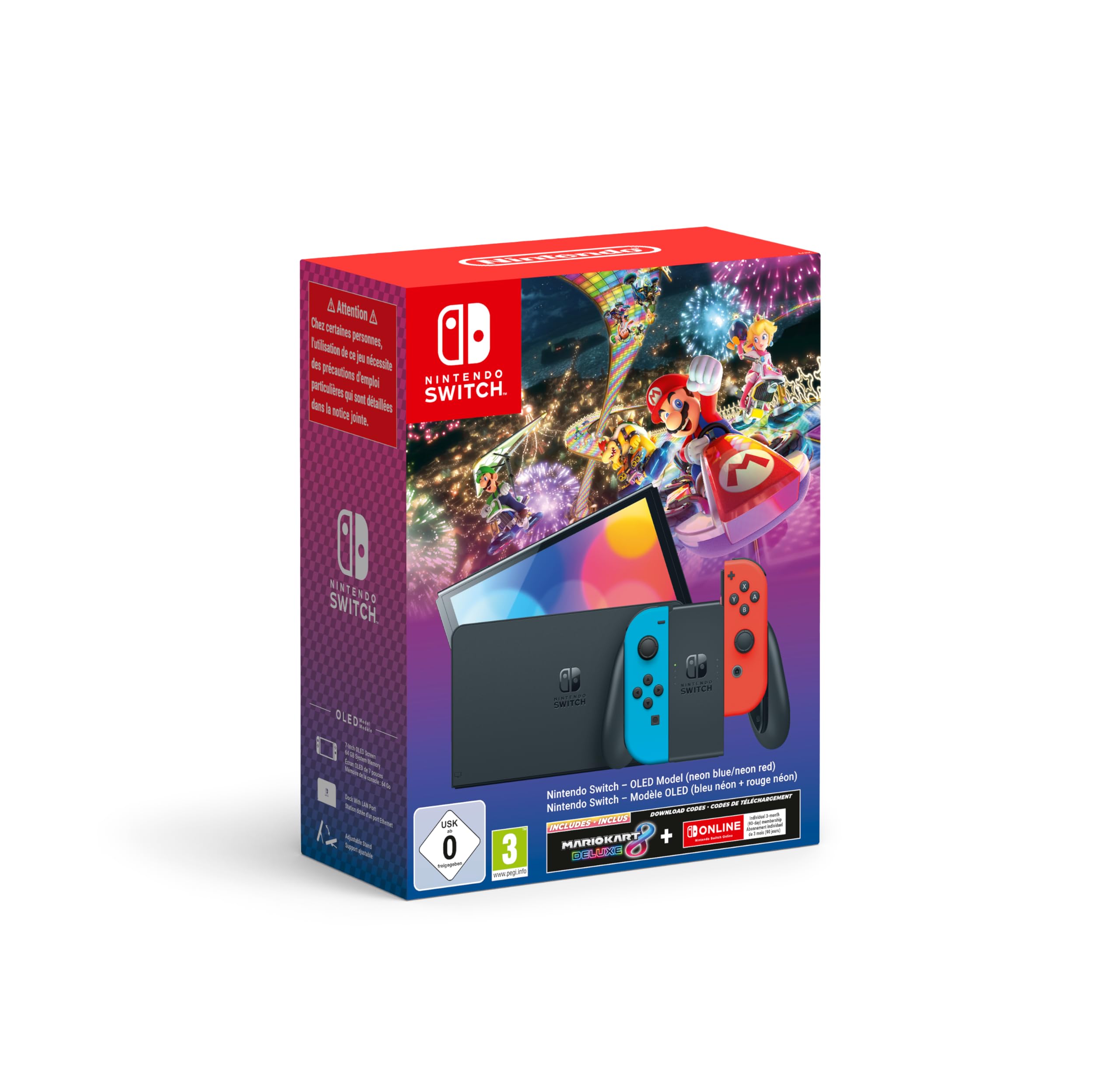 NINTENDO SWITCH OLED MK8 BUNDLE