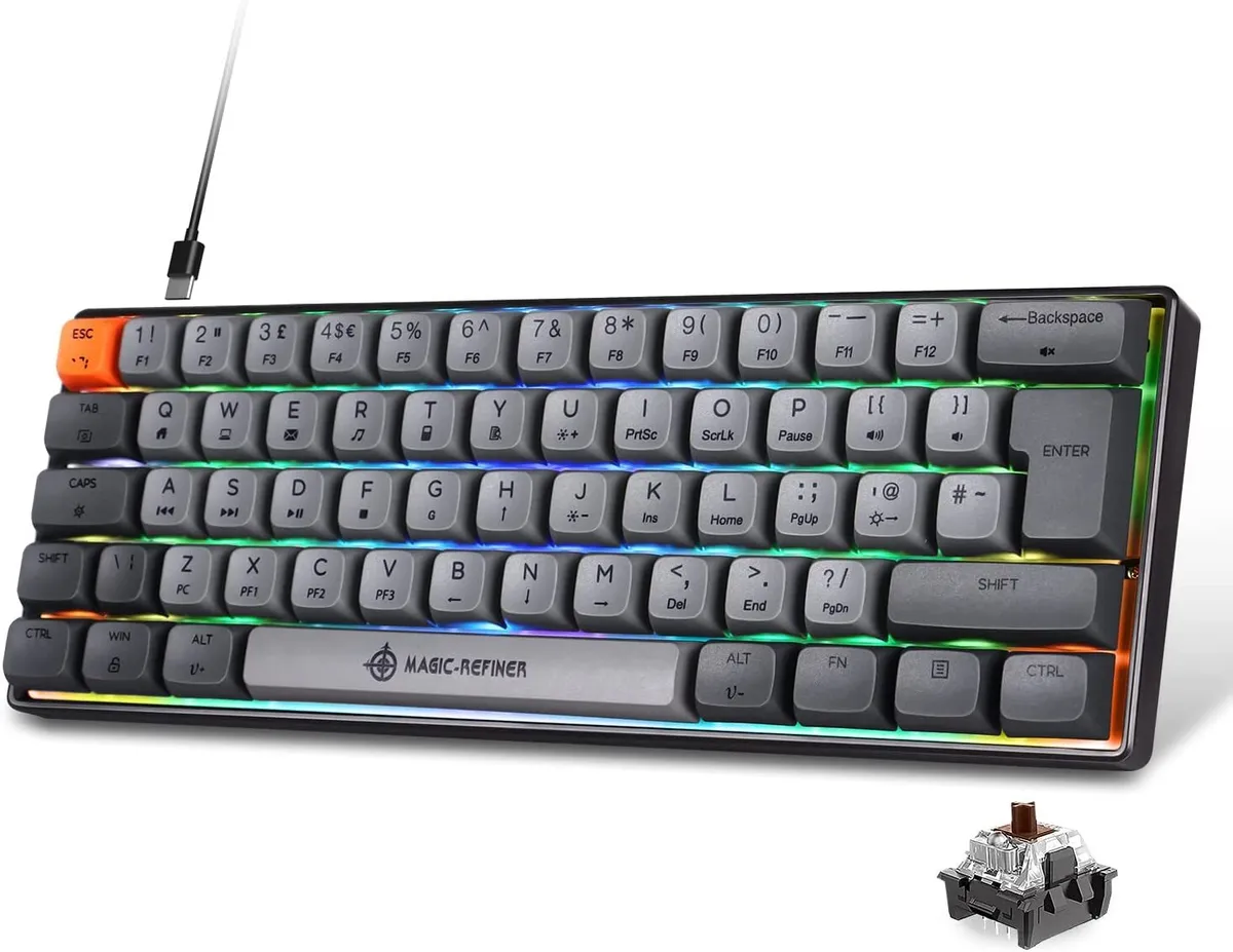 60 MECHANICAL RGB GAMING KEYBOARD