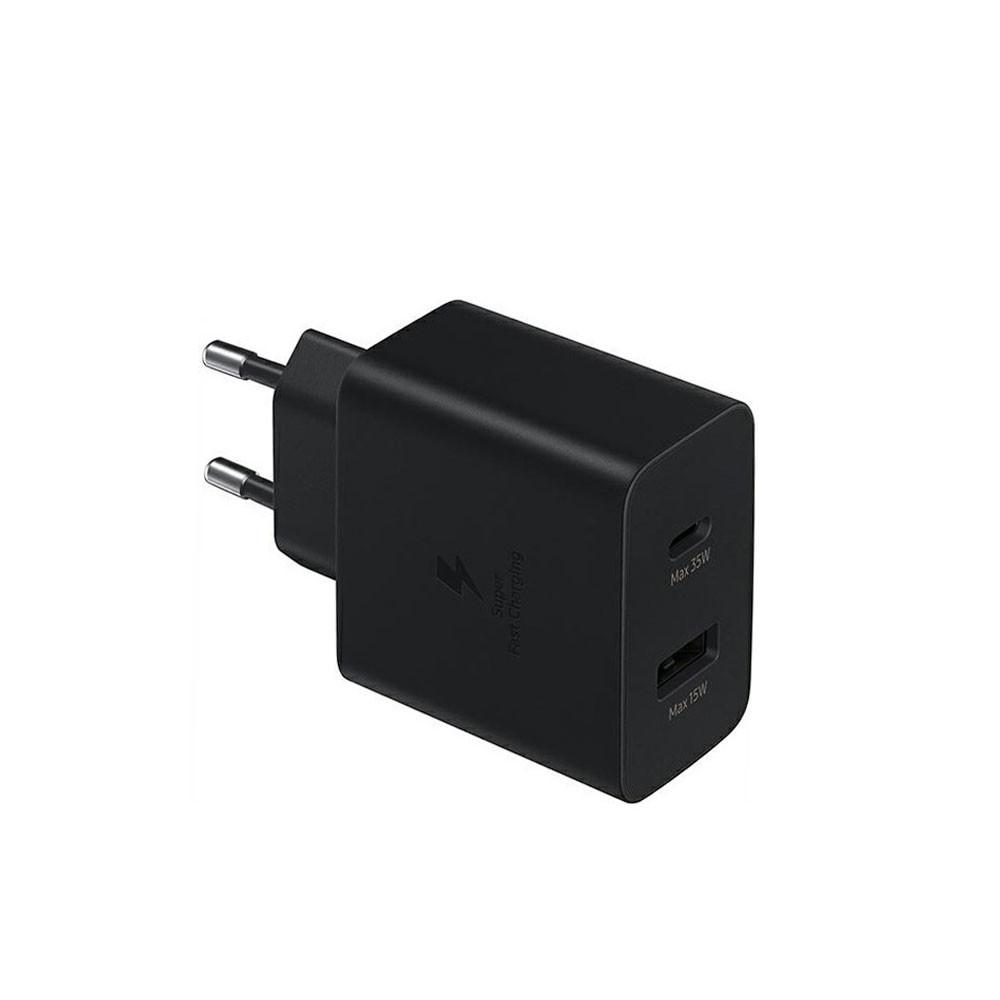 35W POWER ADAPTER DUO BLACK