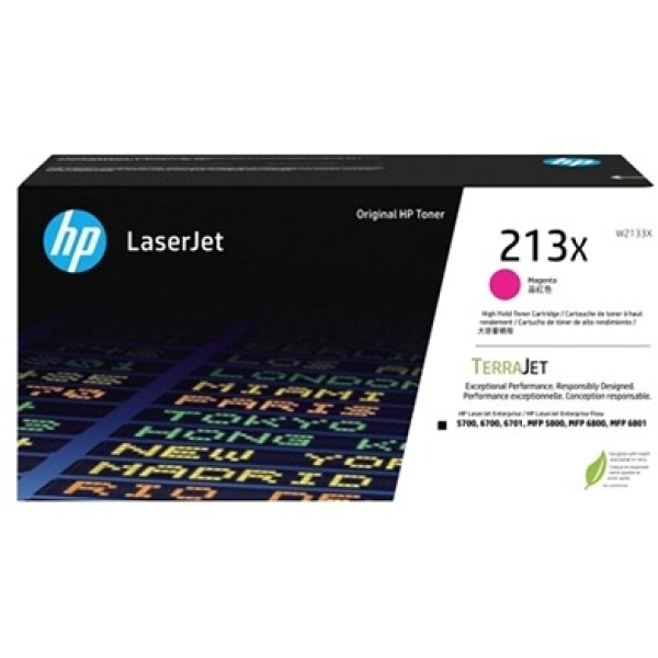 Hp - Cartuccia toner originale - LaserJet HP 213X - Magenta - W2133X - 6.000 pag