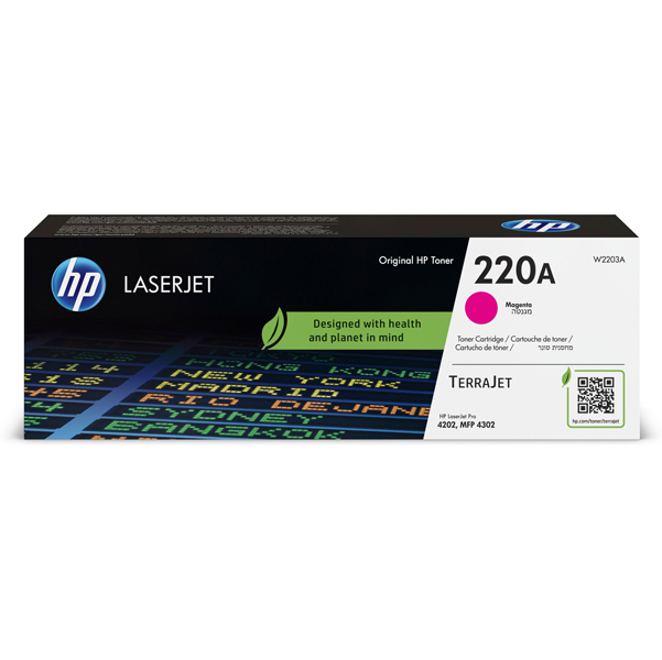 Hp - Cartuccia toner originale LaserJet HP 220A - Magenta - W2203A - 1.800 pag