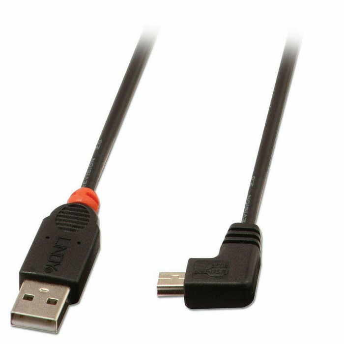 CAVO USB 2.0 TIPO A/MINI-B 90° 2M