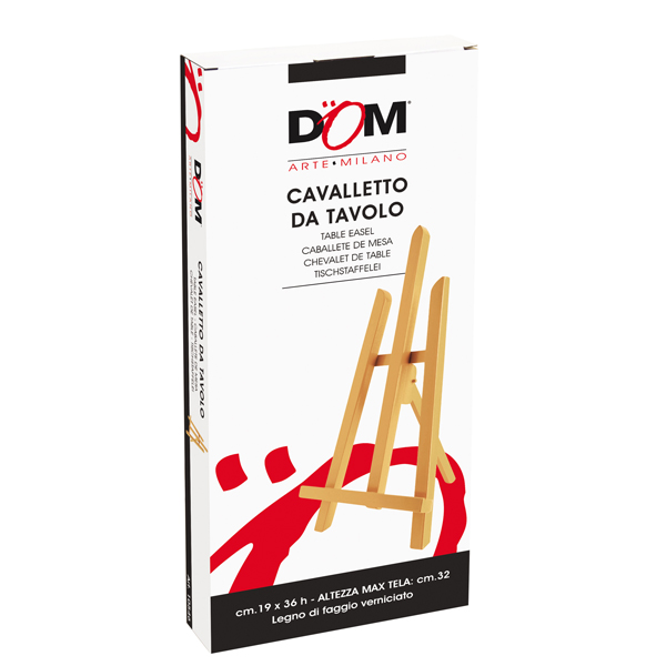 Cavalletto da tavolo mini lyra - 19 x 36 cm - legno  - Deco