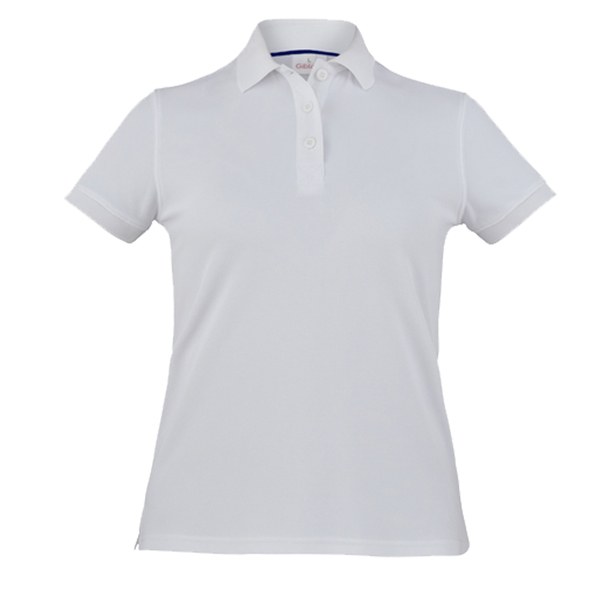 Polo donna Susan - taglia L - poliammide - bianco - Giblor's