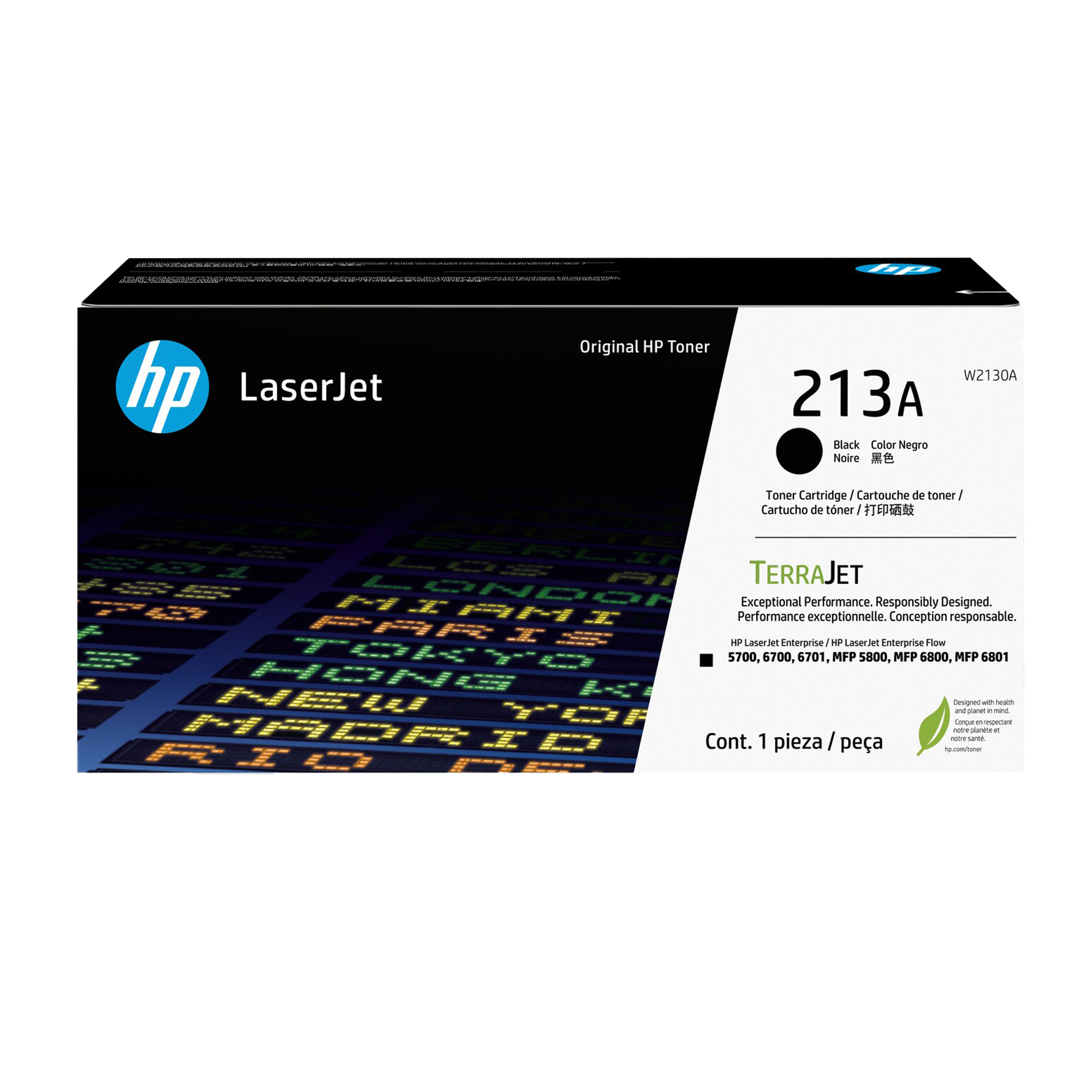 Hp - Cartuccia toner originale LaserJet HP 213A - Nero - W2130A - 3.000 pag