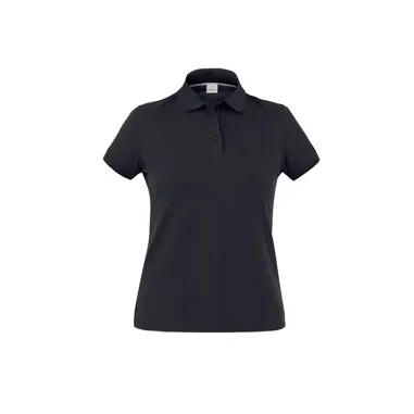 Polo donna Susan - taglia L - poliammide - nero - Giblor's