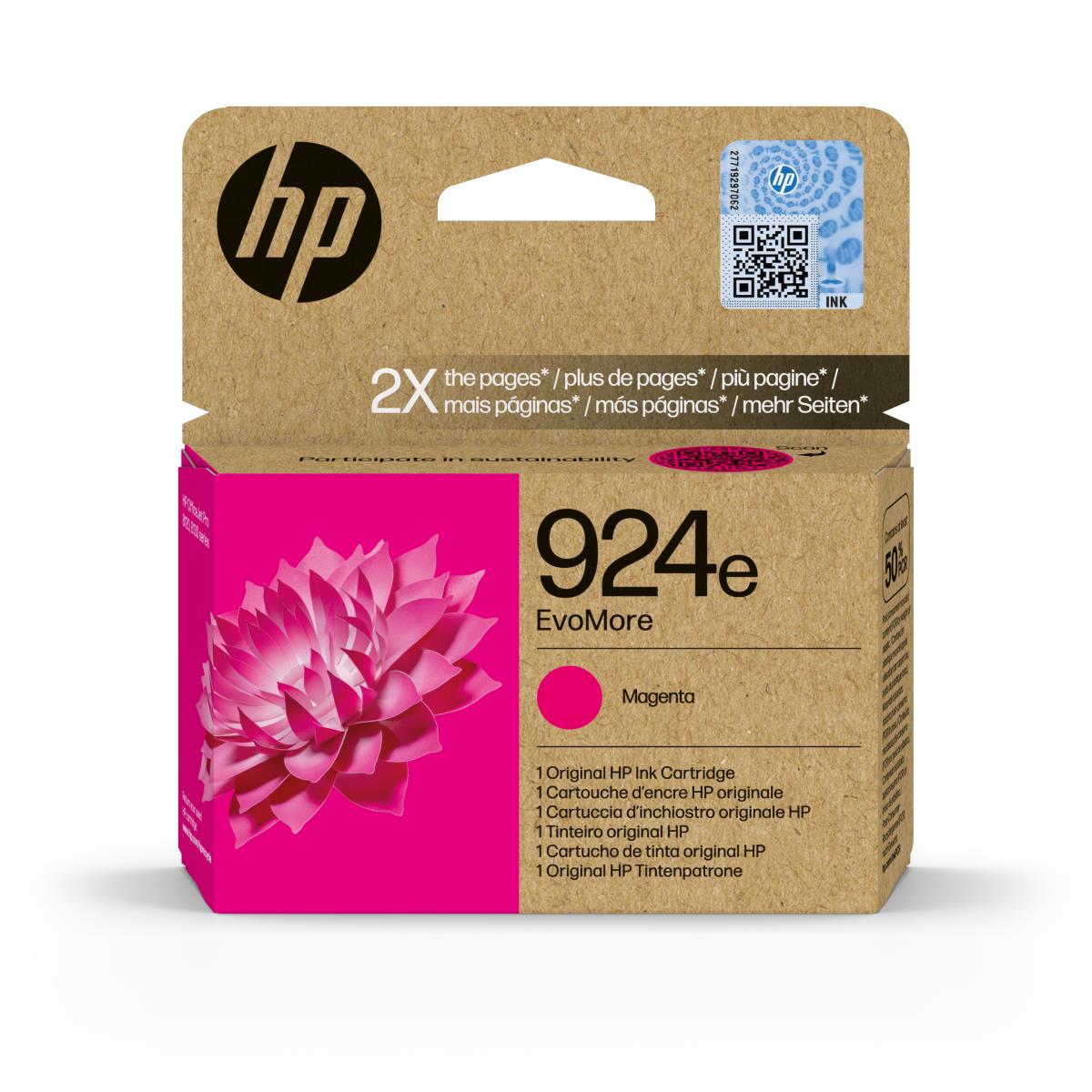 Hp Cartuccia Ink Magenta _ 937e EvoMore_1.650 pag