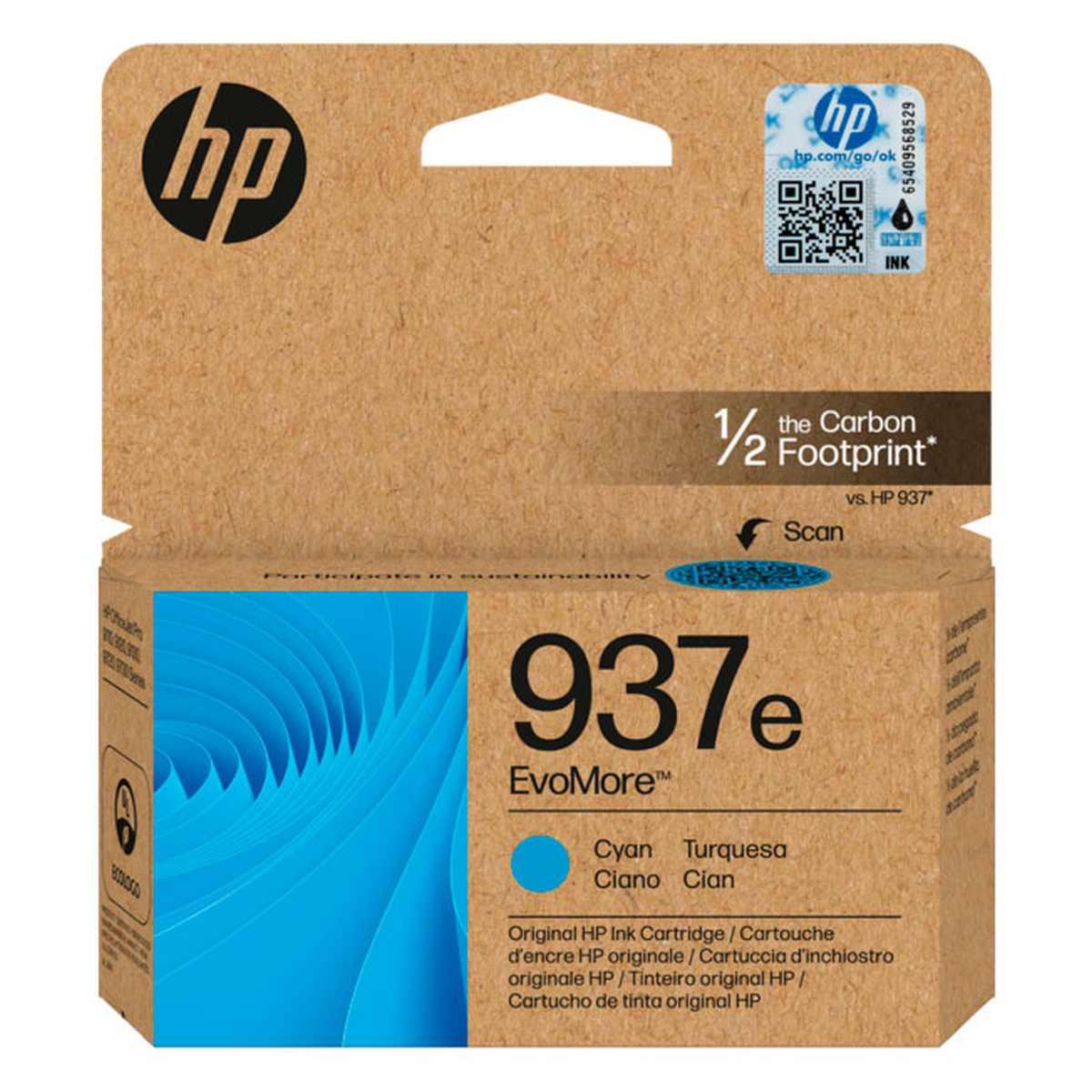 Hp Cartuccia Ink Ciano _ 937e EvoMore_1.650 pag