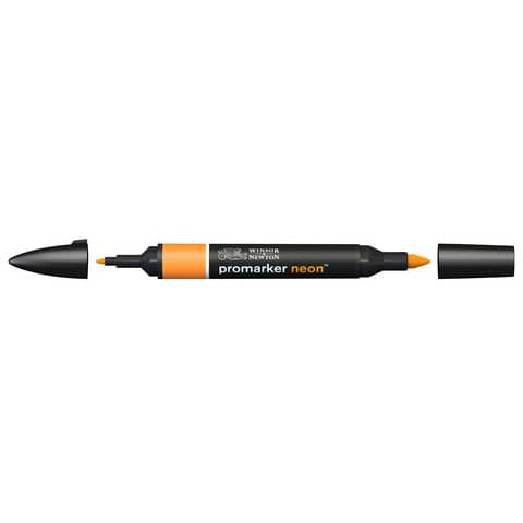 Pennarelli doppia punta Winsor&Newton neon radiant orange - 0205404