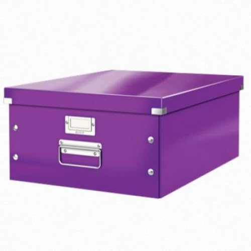 Scatola per archiviazione universale ''L'' Leitz CLICK & STORE 36,9x20x48,2 cm Leitz viola metallizzato - 60450062