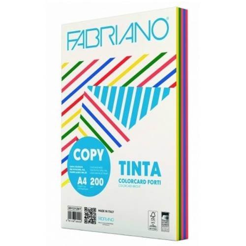 Carta colorata Copy Tinta 200 g Fabriano A3 - colori forti - 69129742