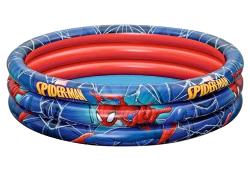 Piscina Spiderman a 3 anelli cm 122x30