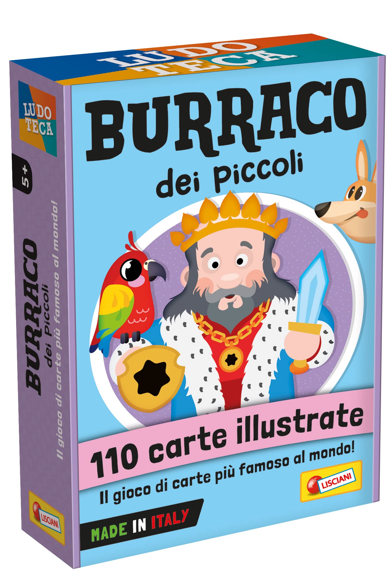 Gioco in scatola Lisciani Ludoteca Le Carte dei Bambini Burraco dei Bambini - 96688